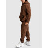 Men's relaxed fit kangaroo pocket hoodies brushed cotton fleece hooded sweatshirts