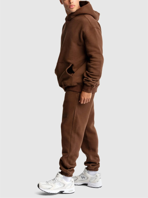 Men's relaxed fit kangaroo pocket hoodies brushed cotton fleece hooded sweatshirts