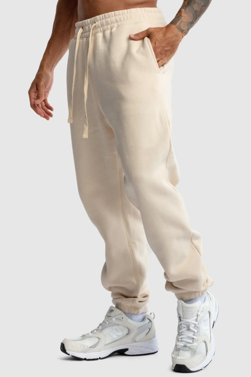 Men's relaxed fit cotton joggers with adjustable drawstrings