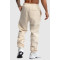 Men's relaxed fit cotton joggers with adjustable drawstrings