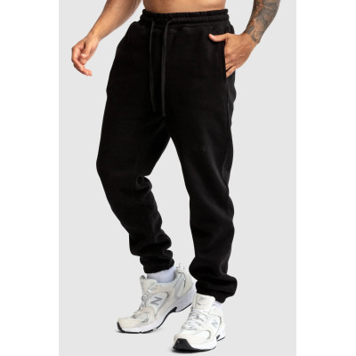 Men's relaxed fit cotton joggers with adjustable drawstrings