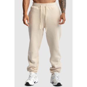 Men's relaxed fit cotton joggers with adjustable drawstrings