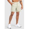 Lightweight 7" woven shorts with side zippers adjustable waist gym shorts