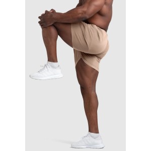Men's classic 5" workout shorts with drawstring 4 ways stretchy quick dry gym shorts