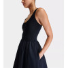 Women's scoop neck mid dress racerback athleisure style tennis clothing