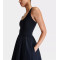 Women's scoop neck mid dress racerback athleisure style tennis clothing