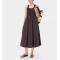 Women's scoop neck mid dress racerback athleisure style tennis clothing