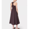 Women's scoop neck mid dress racerback athleisure style tennis clothing