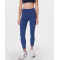Women's mid rise compressive gym leggings with side pockets