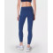 Women's mid rise compressive gym leggings with side pockets
