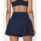Women's high waist 2 in 1 tennis skirts with mesh pockets lightweight flowy skorts