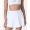 Women's high waist 2 in 1 tennis skirts with mesh pockets lightweight flowy skorts