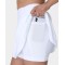 Women's high waist 2 in 1 tennis skirts with mesh pockets lightweight flowy skorts