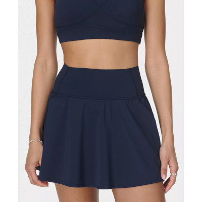 Women's high waist 2 in 1 tennis skirts with mesh pockets lightweight flowy skorts