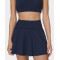 Women's high waist 2 in 1 tennis skirts with mesh pockets lightweight flowy skorts