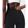 High waist running shorts with side pockets supportive mid length biker shorts