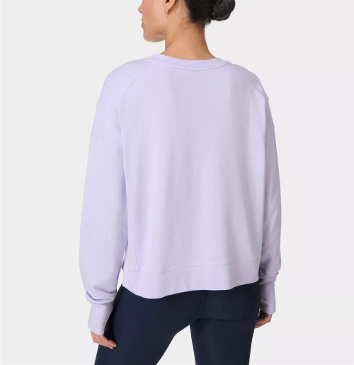 Ultra soft cotton blend crew neck sweatshirts with thumbhole