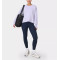 Ultra soft cotton blend crew neck sweatshirts with thumbhole