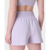 Super high waist athleisure cotton shorts with zipper pockets