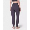 Women's light weight high waisted jogger pants with zipper pockets