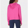Women's cotton blend long sleeve hooded sweatshirts with thumbholes