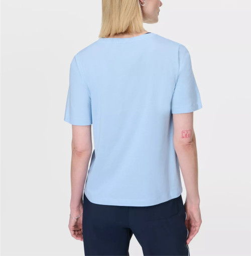 Women's lightweight v neck t shirts breathable short sleeve sports tees
