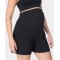 Women's maternity shorts with zip pockets  light weight high rise running shorts