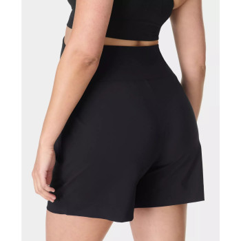 Women's maternity shorts with zip pockets  light weight high rise running shorts