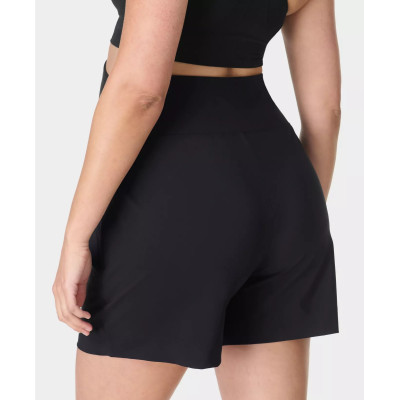 Women's maternity shorts with zip pockets  light weight high rise running shorts