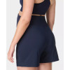 Women's maternity shorts with zip pockets  light weight high rise running shorts