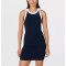 sleeveless scoop neck contrast trim racerback sports dress