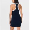 sleeveless scoop neck contrast trim racerback sports dress