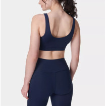 Women's classic scoop bra with removable paddings U back supportive sports bra