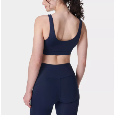 Women's classic scoop bra with removable paddings U back supportive sports bra