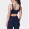 Women's classic scoop bra with removable paddings U back supportive sports bra