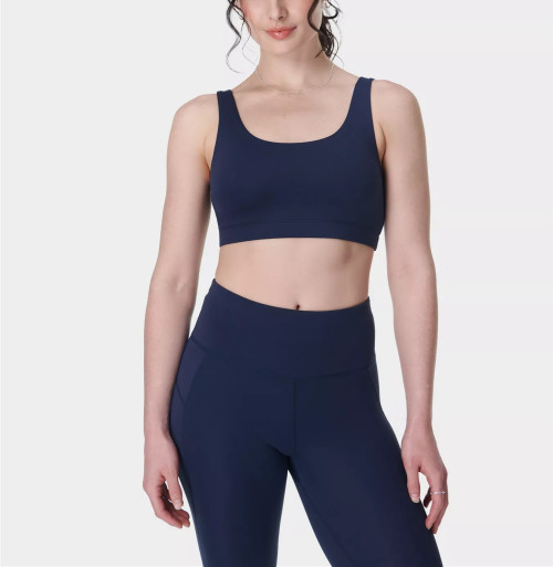 Women's classic scoop bra with removable paddings U back supportive sports bra