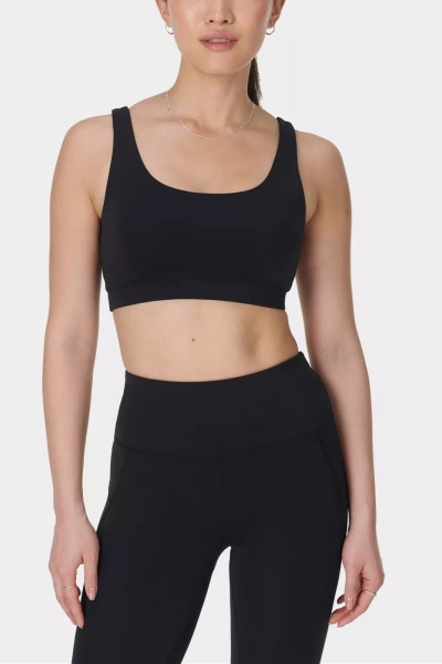 Women's classic scoop bra with removable paddings U back supportive sports bra