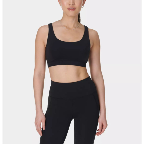 Women's classic scoop bra with removable paddings U back supportive sports bra