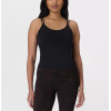 Women's scoop neck padded sports tank back cross supportive sleeveless yoga top