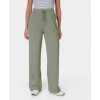 Lightweight side piping wide leg pants with pockets adjustable waist regular fit sweatpants