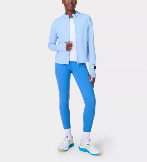 Women's lightweight sun protection full zip jackets
