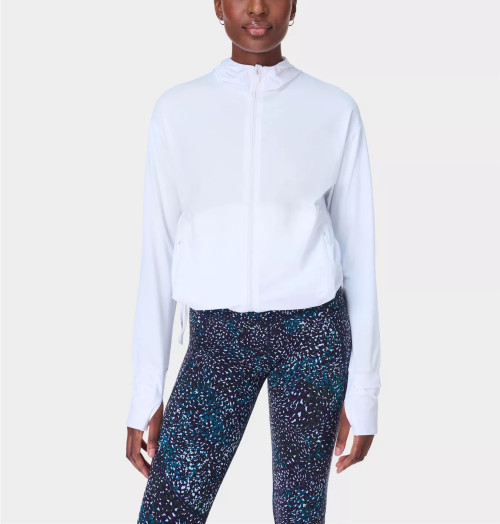 Women's lightweight sun protection full zip jackets