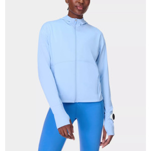 Women's lightweight sun protection full zip jackets
