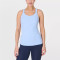 Slim fit scoop neck flattering yoga tank top with removable paddings