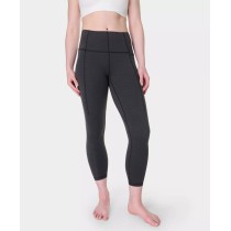 Women's high waist 7/8 yoga leggings with side pockets compressive fitness tights