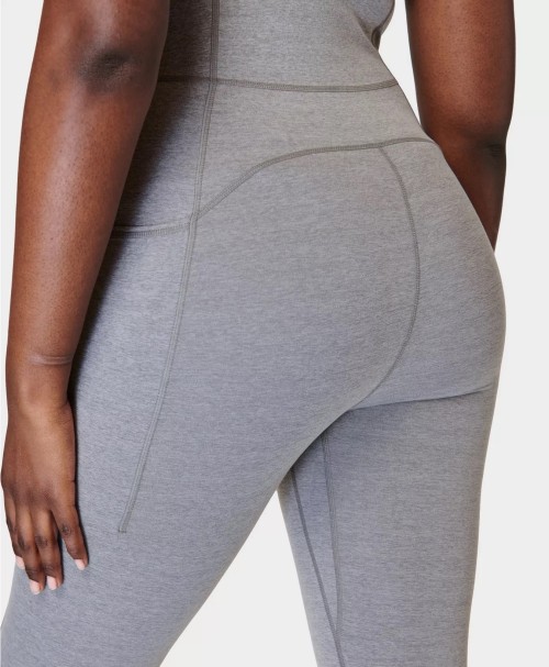 Women's wide strap scoop neck flattering yoga jumpsuits with side pockets