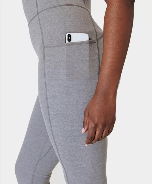 Women's wide strap scoop neck flattering yoga jumpsuits with side pockets