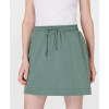 Elastic waist cotton blend lounge skirts with side pockets women's new A line skirts