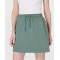 Elastic waist cotton blend lounge skirts with side pockets women's new A line skirts