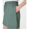 Elastic waist cotton blend lounge skirts with side pockets women's new A line skirts